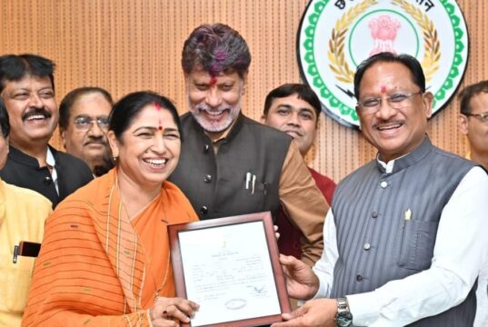 मुख्यमंत्री साय से नवनिर्वाचित राज्यसभा सदस्य लक्ष्मी वर्मा ने की सौजन्य मुलाकात