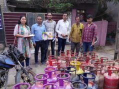 अवैध गैस रिफिलिंग पर जगदलपुर में बड़ी कार्रवाई, भारी मात्रा में सिलेंडर जब्त