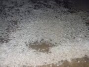 झमाझम बारिश के साथ गिरे ओले, मैनपाट में बिछी सफेद चादर और 5 डिग्री तक गिरा पारा