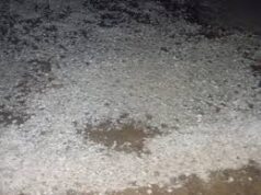 झमाझम बारिश के साथ गिरे ओले, मैनपाट में बिछी सफेद चादर और 5 डिग्री तक गिरा पारा