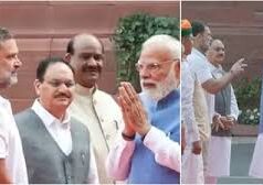 संसद में दिखी सियासी गर्माहट, मोदी-राहुल की मुलाकात बनी चर्चा का केंद्र