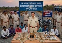 छत्तीसगढ़ में तेंदुओं की खाल के साथ अंतरराज्यीय गिरोह के नौ सदस्य गिरफ्तार, फरार संदिग्धों की तलाश जारी