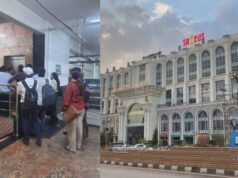 VIP रोड का करेंसी टावर फिर सुर्खियों में: IAS के बाद कांग्रेस नेता भी लिफ्ट में कैद