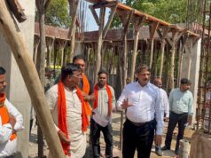 कलेक्टर गोपाल वर्मा ने निर्माणाधीन नालंदा लाइब्रेरी परिसर का किया निरीक्षण