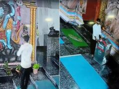 पहले दर्शन किए, फिर दानपेटी उठाकर भागा चोर, CCTV फुटेज देख लोग हैरान