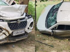 रफ्तार का कहर! कवर्धा में दो कारें भिड़ीं, एक की मौके पर मौत
