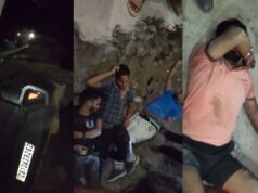 निर्माणाधीन पुल बना मौत का जाल! 30 फीट नीचे गिरी कार, 4 युवकों की हालत गंभीर
