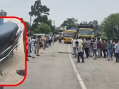 दर्दनाक हादसा: नाबालिग चला रहा था स्कूटी, तेज रफ्तार टैंकर ने मारी टक्कर; भाई-बहन की मौत