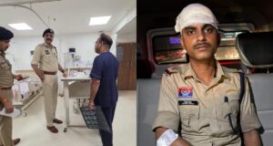 BJP के कांग्रेस भवन घेराव में जमकर हंगामा, पुलिसकर्मियों पर चोटें; कमिश्नर ने अस्पताल पहुंचकर जाना हाल
