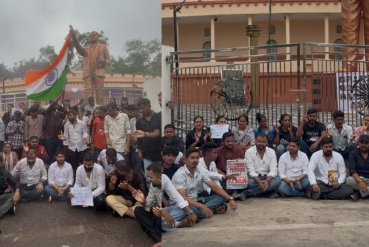 रायपुर में पुतला दहन पर बवाल! 9 नामजद समेत अन्य प्रदर्शनकारियों पर FIR, महिला आरक्षक का हाथ मरोड़ने का आरोप