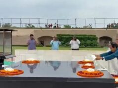 अनशन के बाद सोनम वांगचुक की पहली तस्वीर आई सामने, राजघाट पहुंचकर बापू को किया नमन