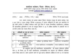 बेमेतरा में 3 राजस्व अधिकारियों के प्रभार बदले, कलेक्टर ने जारी किया आदेश