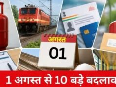 1 अगस्त से देशभर में 10 बड़े नियम लागू! LPG, Tatkal, ITR, CKYC समेत आपकी जेब पर सीधा असर