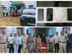 जतमई धाम में चैन स्नैचिंग का बड़ा खुलासा! महाराष्ट्र के गिरोह के 7 सदस्य गिरफ्तार, सोने की चैन बरामद