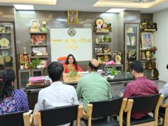 महापौर मीनल चौबे ने ली स्वच्छ भारत मिशन की क्लास, शौचालय निर्माण और कचरा प्रबंधन में तेजी के दिए निर्देश