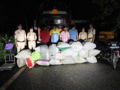 गांजा तस्करी के बड़े नेटवर्क का पर्दाफाश, खुटगांव में 400 किलो गांजा जब्त; 5 आरोपी गिरफ्तार