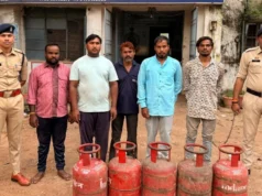 भिलाई में सिलेंडर चोरी का मामला: 36 सिलेंडर गायब, 8 गिरफ्तार; वाहन समेत लाखों का माल बरामद