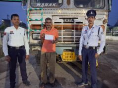 शराब के नशे में ट्रक चलाना पड़ा भारी! यातायात पुलिस ने पकड़ा, कोर्ट ने ठोका ₹10 हजार का जुर्माना