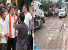 NH-30 पर पानी और गड्ढों का ‘जाम’! अचानक रुके डिप्टी CM विजय शर्मा, मौके पर लिया जायजा