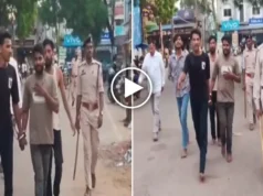 धमतरी में दबंगई पर पुलिस का एक्शन, युवक को जबरन उठाकर ले जाने वाले 4 आरोपी गिरफ्तार; निकाला जुलूस