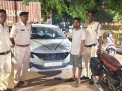 गांजा तस्करी में एक और गिरफ्तारी, बेमेतरा पुलिस ने जब्त की 8 लाख की कार