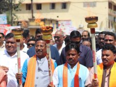 मां दंतेश्वरी की पावन धरा से निकली सेवा ज्योति यात्रा, विकसित भारत के निर्माण में भागीदारी का आह्वान