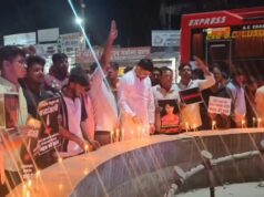कोरबा की मासूम को न्याय दिलाने एकजुट हुए लोग, जय स्तंभ चौक से निकला कैंडल मार्च
