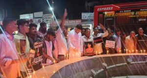 कोरबा की मासूम को न्याय दिलाने एकजुट हुए लोग, जय स्तंभ चौक से निकला कैंडल मार्च