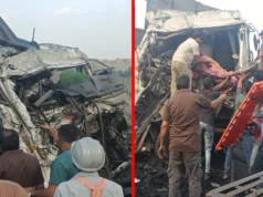 कुसमुंडा खदान में दर्दनाक हादसा! दो ट्रेलरों की जोरदार टक्कर, केबिन में फंसी चालक की लाश