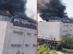 रायपुर के व्यस्त मार्केट में आग लगने से हड़कंप, फायर ब्रिगेड की दो गाड़ियां जुटीं आग बुझाने में